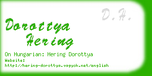 dorottya hering business card